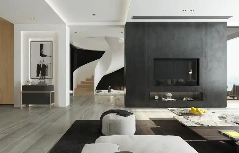 蓝山别墅清水房现代装修风格