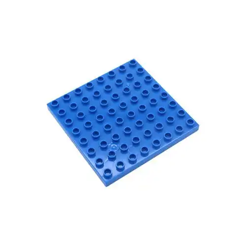 积木世界乐高底板颗粒双面得宝创意拼搭玩具塑料积木