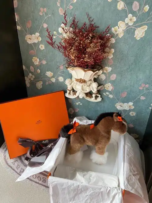爱马仕小马玩偶小棕马