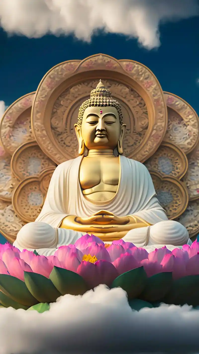 愿每一个善良平安健康050505.#如来佛祖 #佛光普照普渡 - 抖音