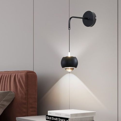 现代轻奢设计创意客厅简约网红背景墙壁挂灯卧室床头轻奢壁灯