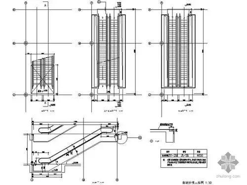 自动扶梯详图