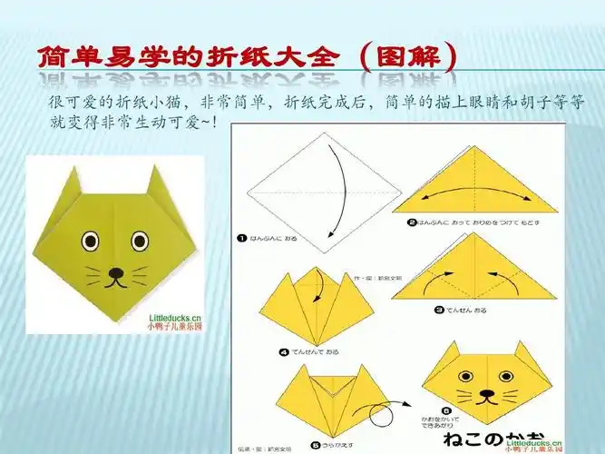 简单易学的折纸大全(图解
