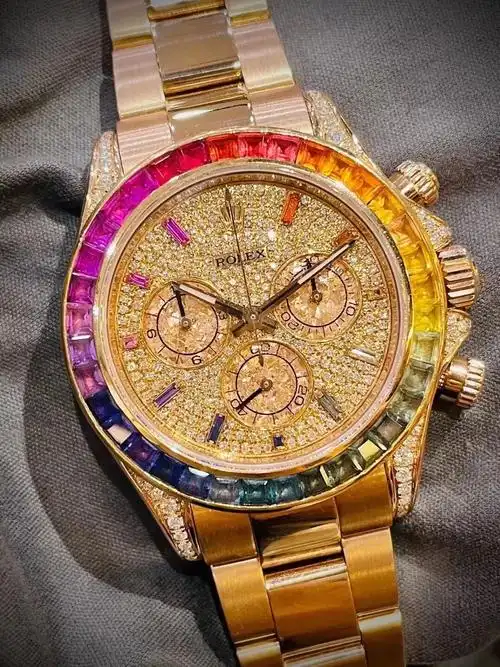 劳力士迪通拿116505升级满天星彩虹,40mm表