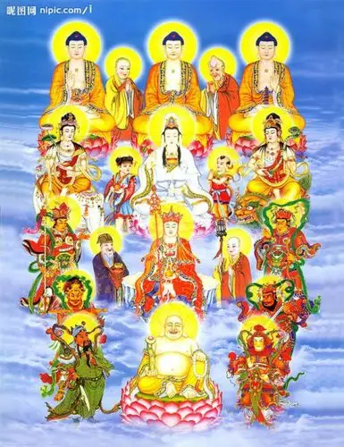 这张图里的神分别叫什么名字