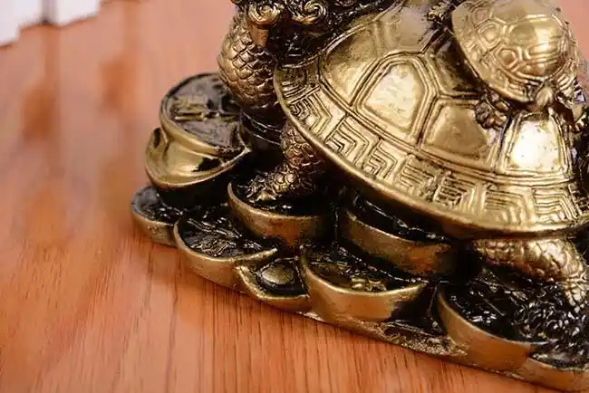 n1601 hf134仿铜龙龟树脂 开光镇宅招财辟邪工艺礼品乌龟龙