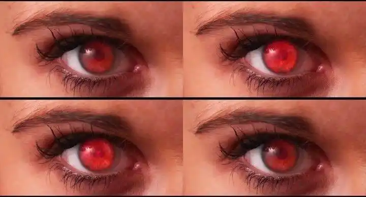 红瞳入魔红眼模板