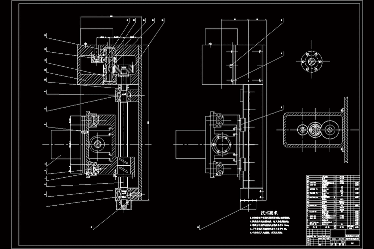 z3040摇臂钻床主轴z向进给系统改造设计【说明书 cad】_装配图网