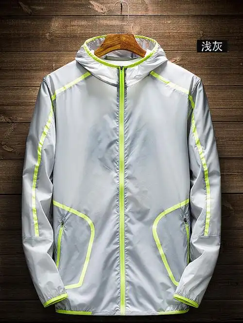 罗蒙旗舰官方店夏季冰丝防晒衣男士潮流个性防晒衫户外超薄透气防紫外