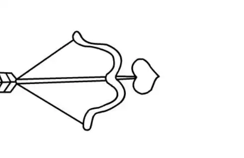 寒冰弓箭简笔画