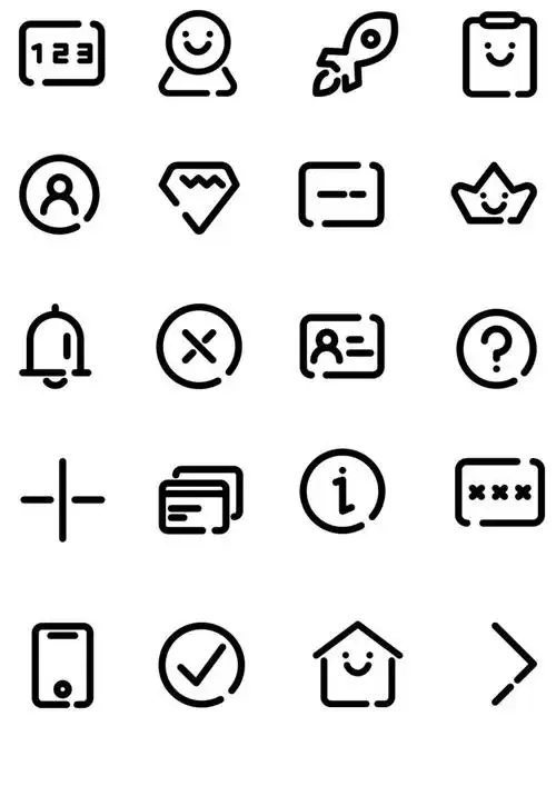 简约线性图标icon