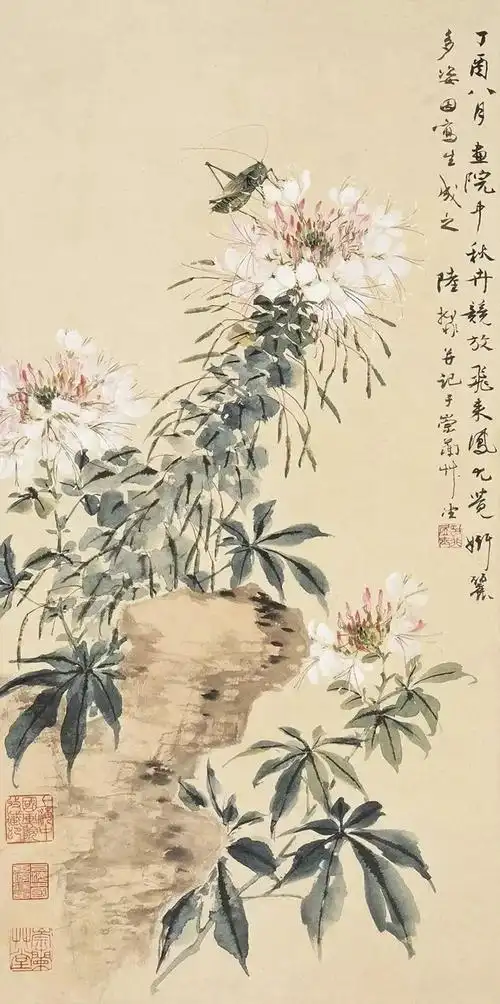 陆抑非潜心作画终成一代花鸟画名家
