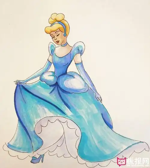 简笔画教程     灰姑娘应该是大家都比较喜欢的德国格林童话中的角色