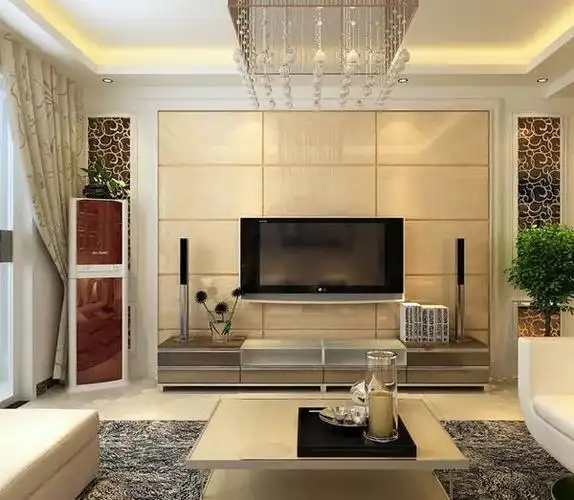 22套客厅硅藻泥背景墙装修效果图 颜值提升n倍