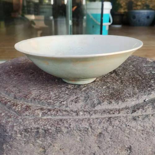 古玩古董收藏古代民俗老物件文玩摆件杂件 宋代刻花碗