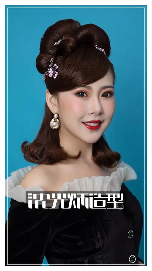 【沈光炳造型】简约韩式新娘盘发欣赏