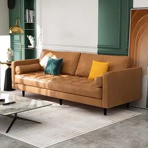 真皮沙发头层牛皮小户型客厅现代简约意式轻奢极简沙发