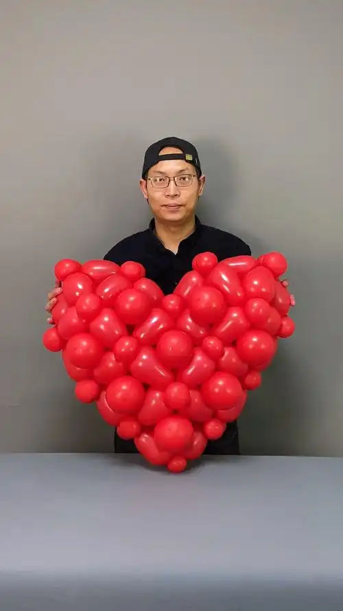 圆球制作爱心教程,简单易学喔!-度小视