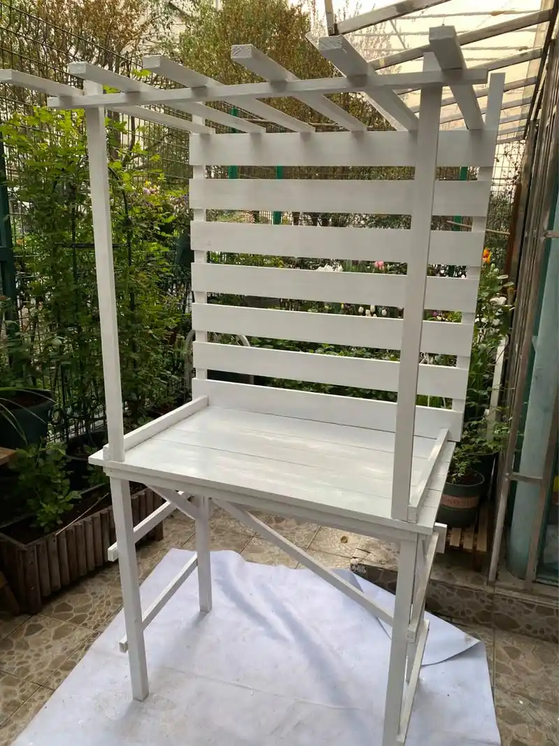 手工篇|零基础自制花架diy教程94 一直想给花园做一个木头花架 99