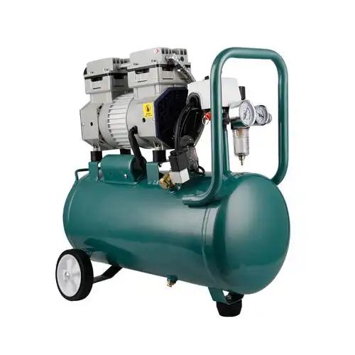 藤原无油空压机 220v木工喷漆小型空气压缩机低音充气泵空压机