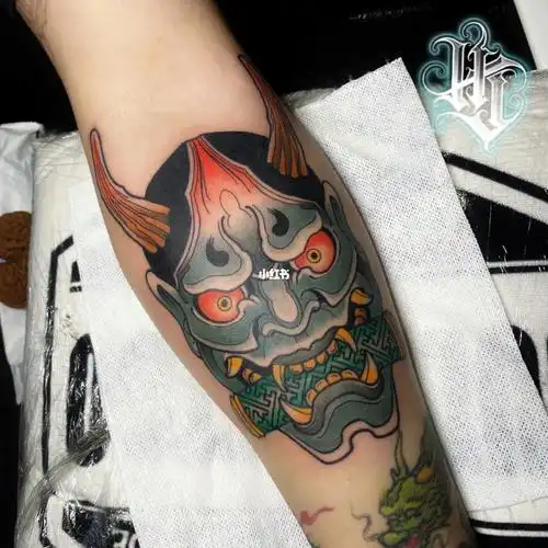 传统纹身  #日式老传统  #纹身也清新  #纹身  #般若  #般若纹身