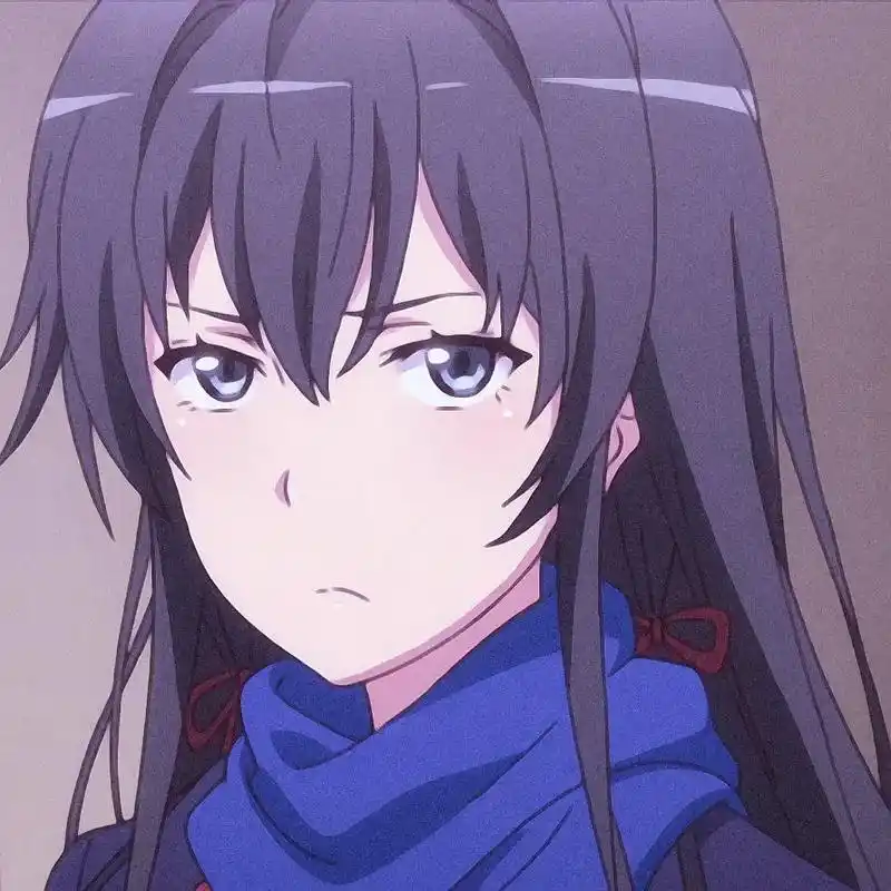 "如画般的光景,即使世界终结仍存在的少女"##雪之下雪乃