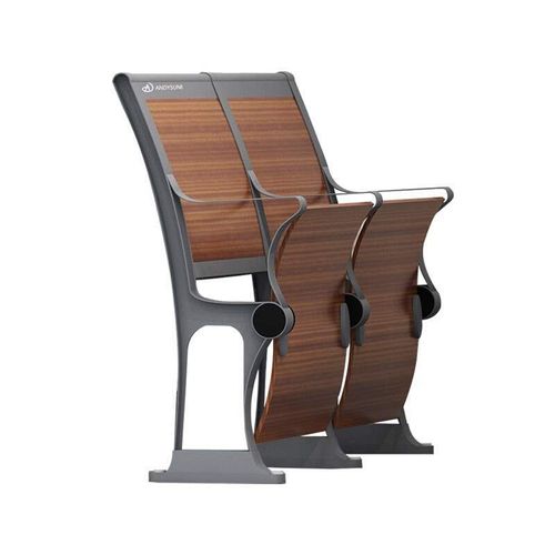 安蒂尚 双人位平面阶梯椅多媒体阶梯教室用 355*900 adn895型 后