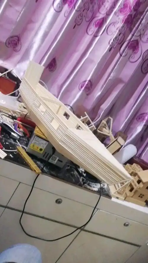 竹签帆船完成30%明天继续