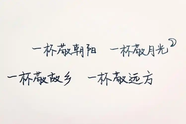 歌词# 毛不易 消愁 一杯敬朝阳 一杯敬月光 一杯敬故乡 一杯敬远方