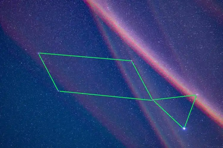 夏威夷欧胡岛观星织女星所在的天琴座