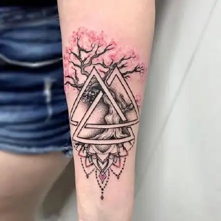 小清新纹身小臂 小臂上的一组唯美小清新纹身图案