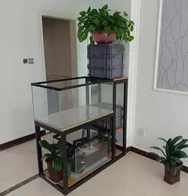 不锈钢鱼缸架双层底座柜子多层组金属水族箱定做龟鱼缸架子底架座