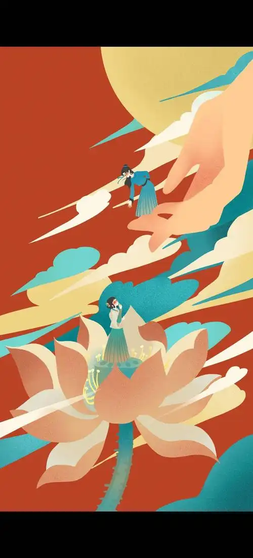 国风插画_目目桃__插画师作品_涂鸦王国gracg.com