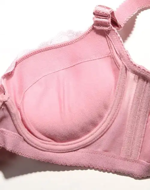 女士内衣专场淡彩粉色3/4特厚杯透气刺绣聚拢型文胸8515淡粉色_唯品会