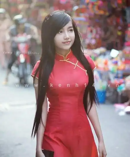 19岁中越混血模特走红网络(图)