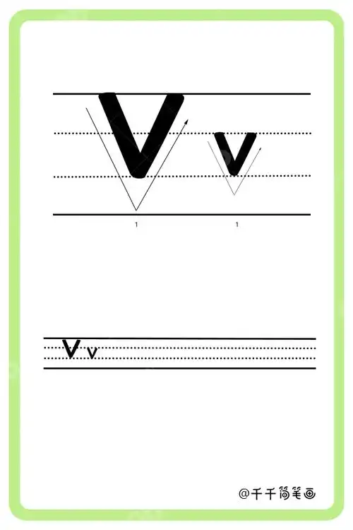 儿童英文字母认知 vv