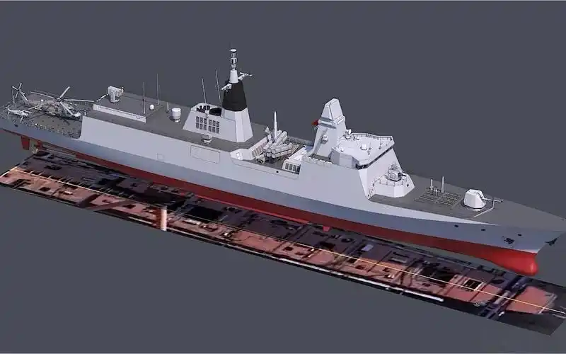 比想象中更大,3艘054b护卫舰即将下水,满排6000吨没跑了!