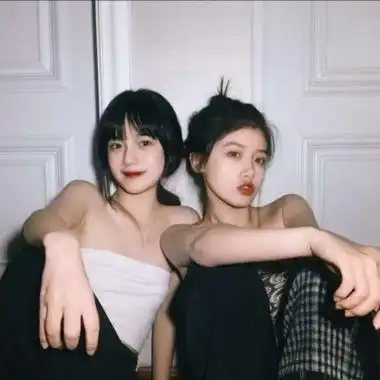 漂亮女生闺蜜头像两人