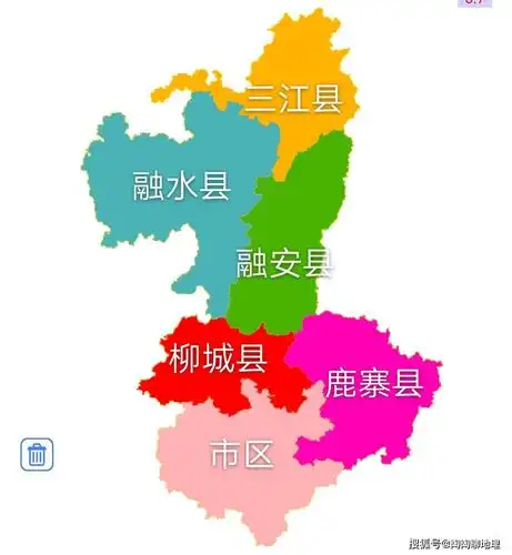 广西柳州市各区县建成区排名,最小是三江县,你的家乡排第几呢?