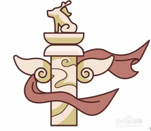 华表柱涂色版教程