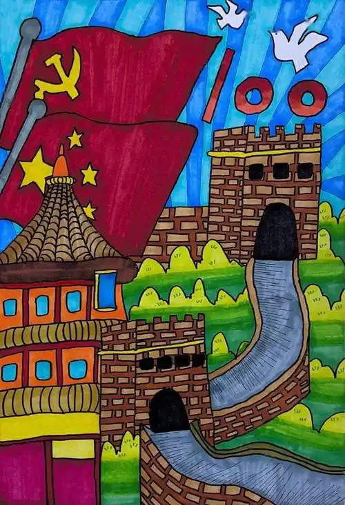 投票 | 童心向党 怀柔青少年原创庆祝建党100周年绘画作品线上投票