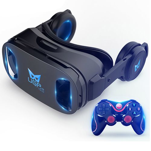 vr虚拟现实3d眼镜高品质光学镜片苹果ios安卓通用vr游戏手柄近视