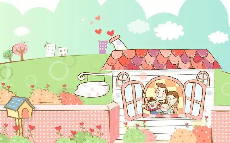 矢量幸福家庭壁纸12 - 1280x800 壁纸下载 - 矢量幸福家庭壁纸 - 动漫