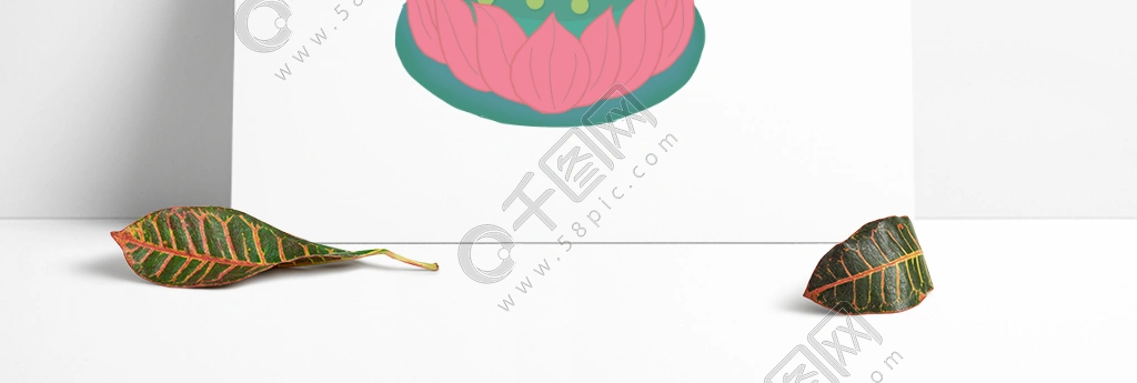 手绘佛教莲花座蒲团