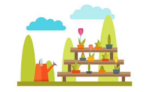 花园卡通图片大全