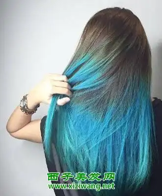 闷青色闷青色发型