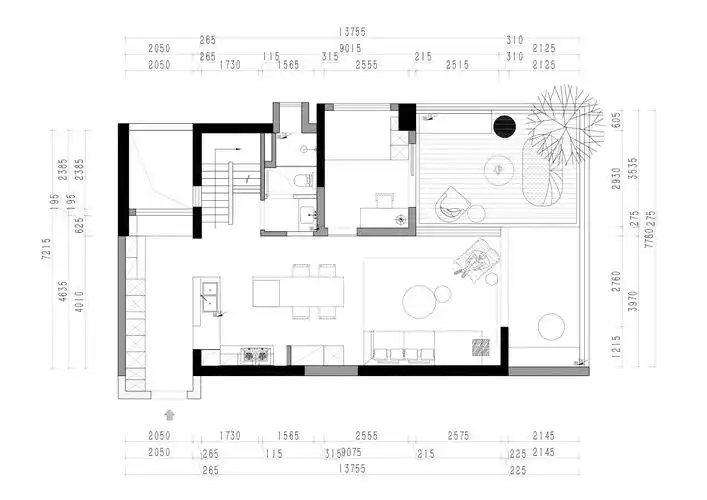 云山诗意160㎡三室两厅丨现代简约风格装修设计案例