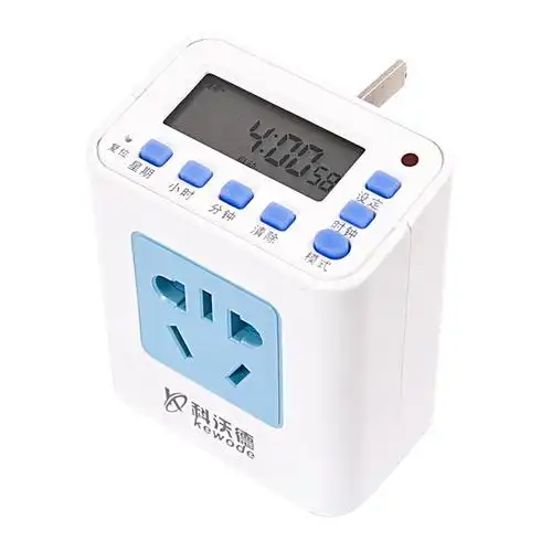 水族灯定时插座 电源定时插座 定时器开关插座 电子智能时控开关