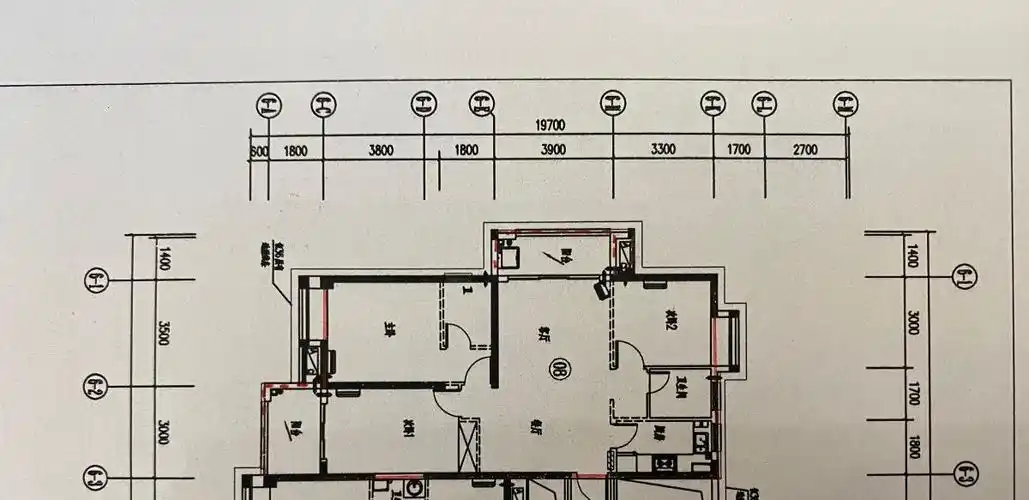 我家的长方形户型三房想改一改. - 酷家乐