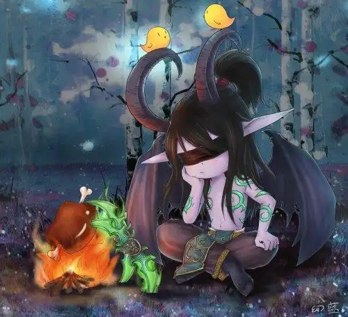 萌系boss第一弹拿蛋刀烤肉的伊利丹